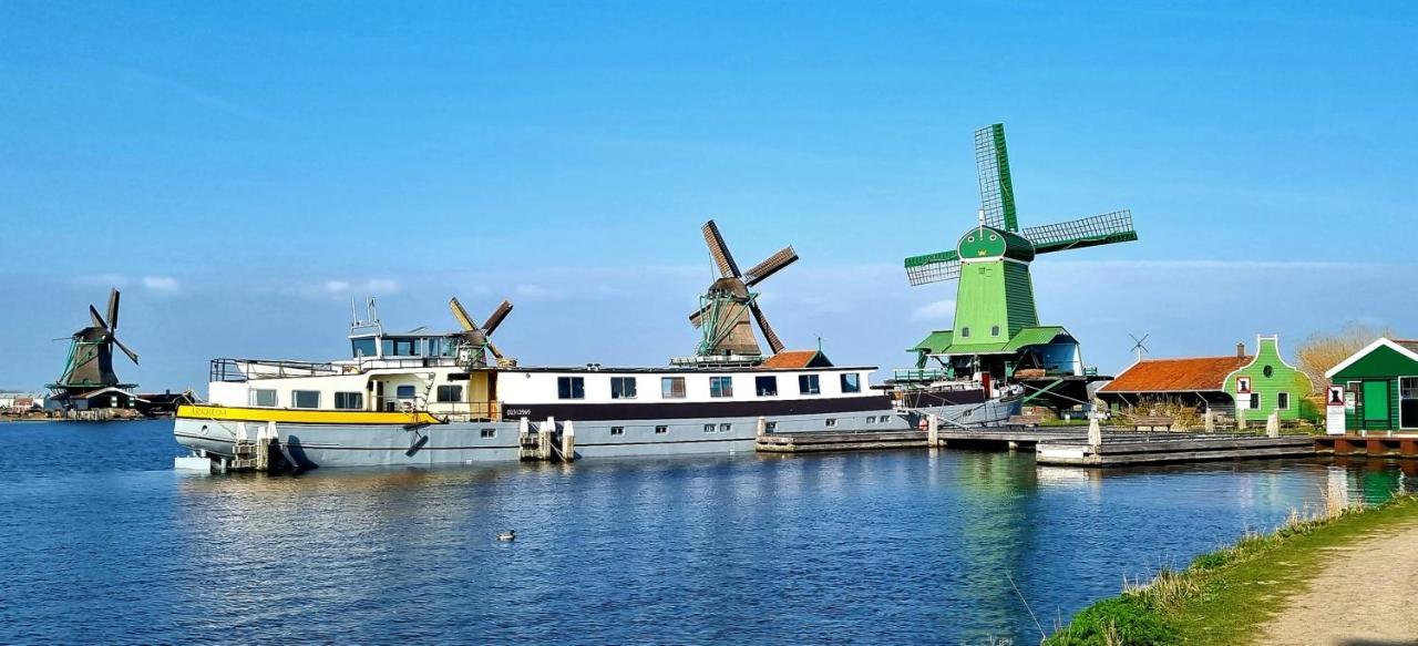 Unique Hotelboat Botel Lena Maria Amsterdam Dış mekan fotoğraf